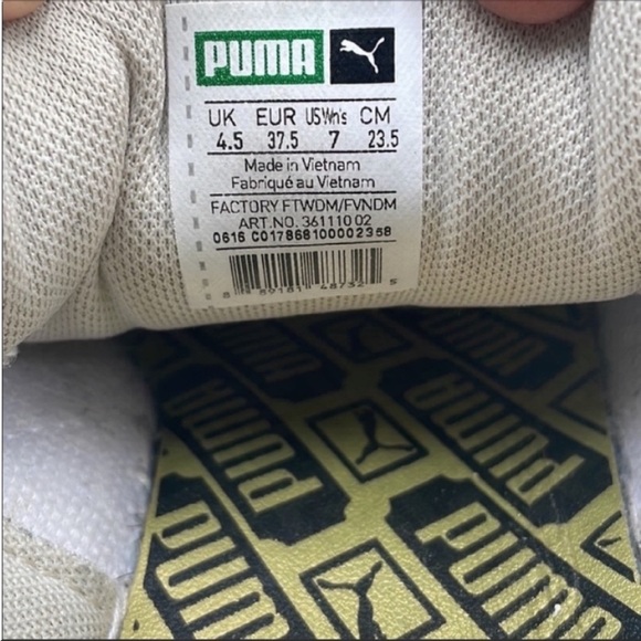 Puma Suede Remaster Classic off white Size 7 Classic Retro Vintage Look - Picture 8 of 16